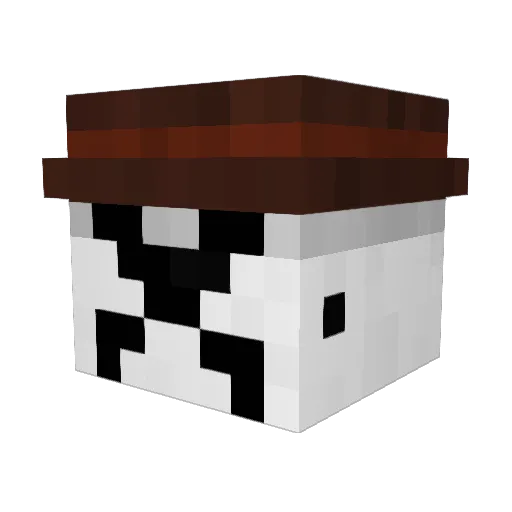 zingus Minecraft avatar head, 3D render