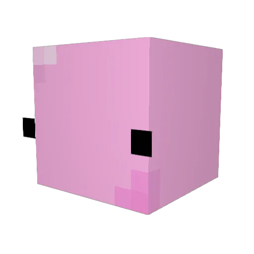 zinkiee Minecraft avatar head, 3D render