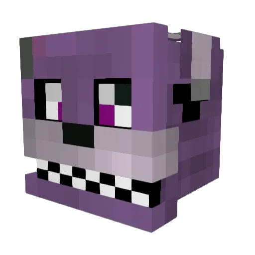 zinolol Minecraft avatar head, 3D render