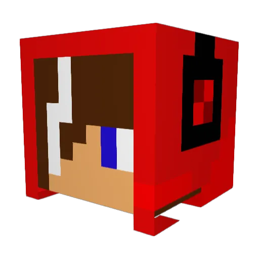 zintonic123 Minecraft avatar head, 3D render