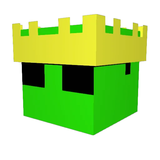 zintowbeo Minecraft avatar head, 3D render