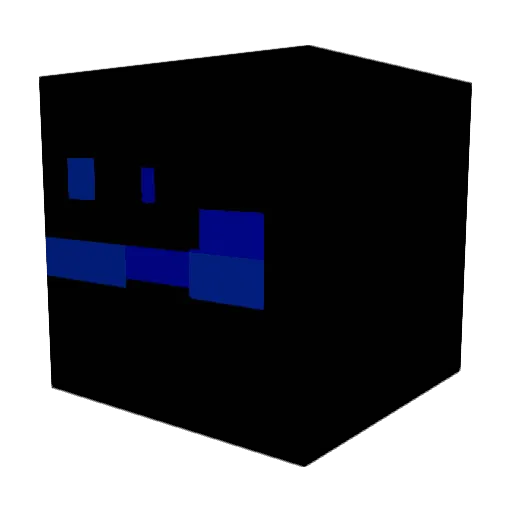 zintows Minecraft avatar head, 3D render