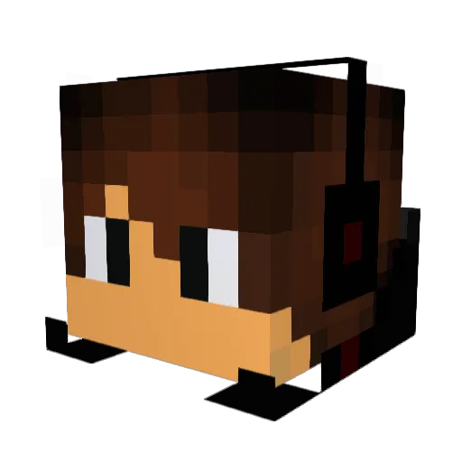 zioanthros Minecraft avatar head, 3D render