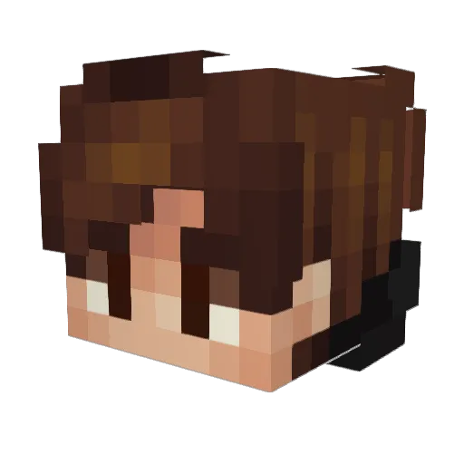 ziomalixx Minecraft avatar head, 3D render