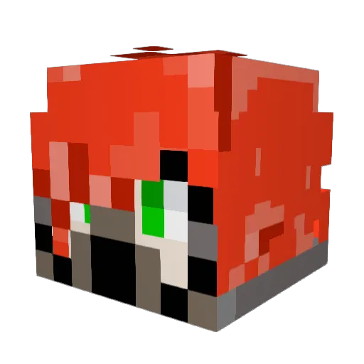 zippy676 Minecraft avatar head, 3D render
