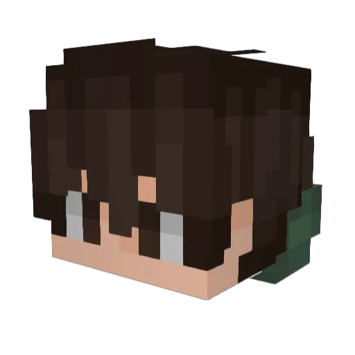 zippy940 Minecraft avatar head, 3D render
