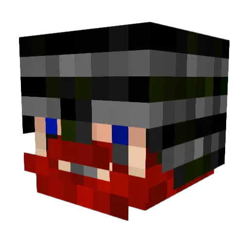 zippys123 Minecraft avatar head, 3D render