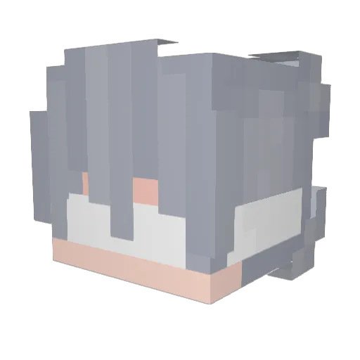 zirocse Minecraft avatar head, 3D render