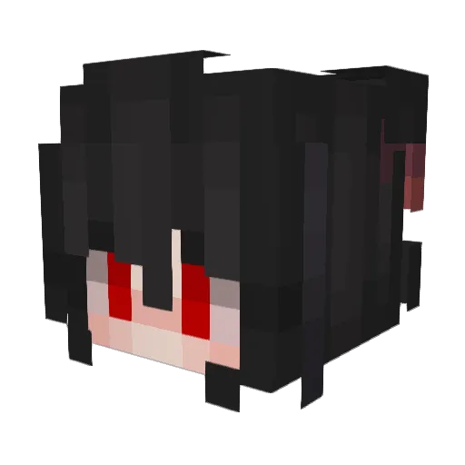 zirokal Minecraft avatar head, 3D render