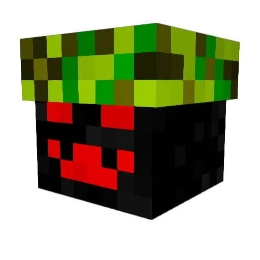 zirroks Minecraft avatar head, 3D render