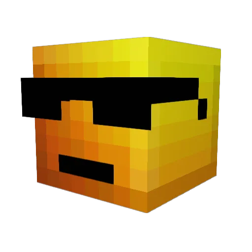 zivalek7 Minecraft avatar head, 3D render