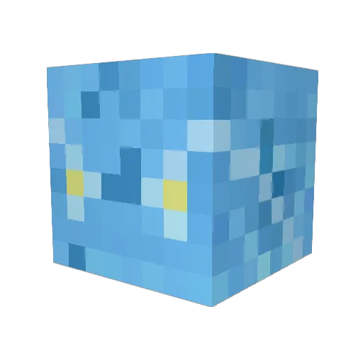 zivert122 Minecraft avatar head, 3D render