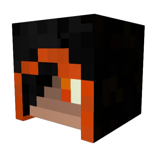 zivhai123 Minecraft avatar head, 3D render