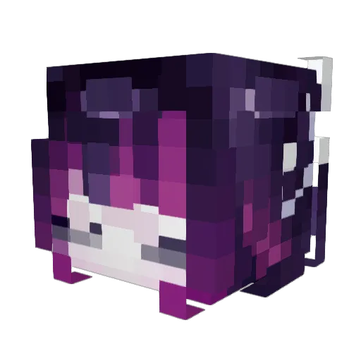 zivixoxo Minecraft avatar head, 3D render