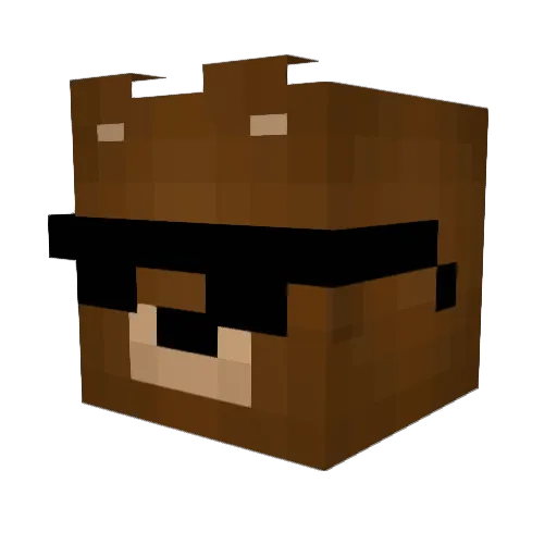 ziwi23 Minecraft avatar head, 3D render