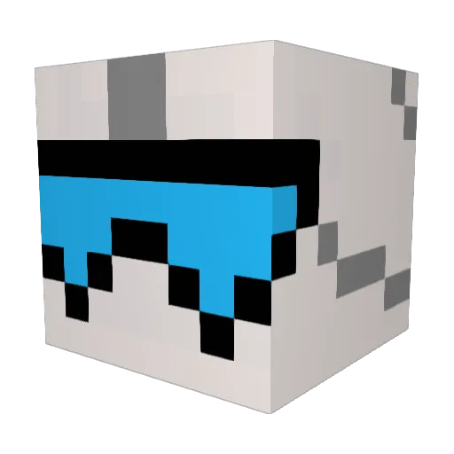 zixxvigma Minecraft avatar head, 3D render