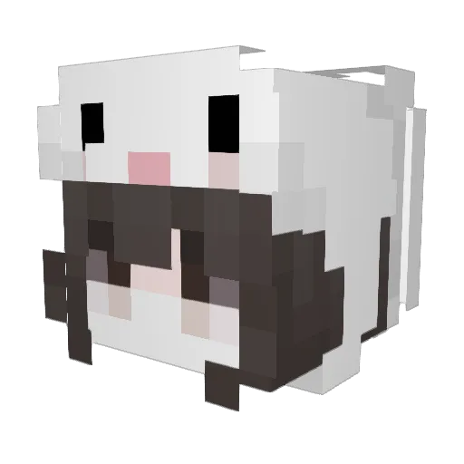 zizonna Minecraft avatar head, 3D render