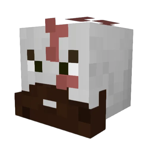zizska77 Minecraft avatar head, 3D render