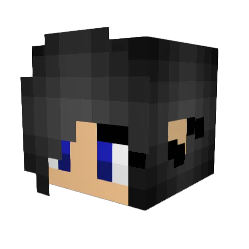 zizz_zizz Minecraft avatar head, 3D render