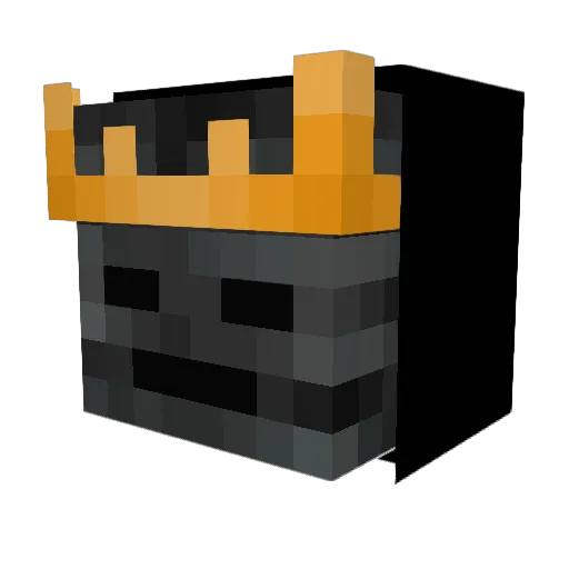zk07 Minecraft avatar head, 3D render