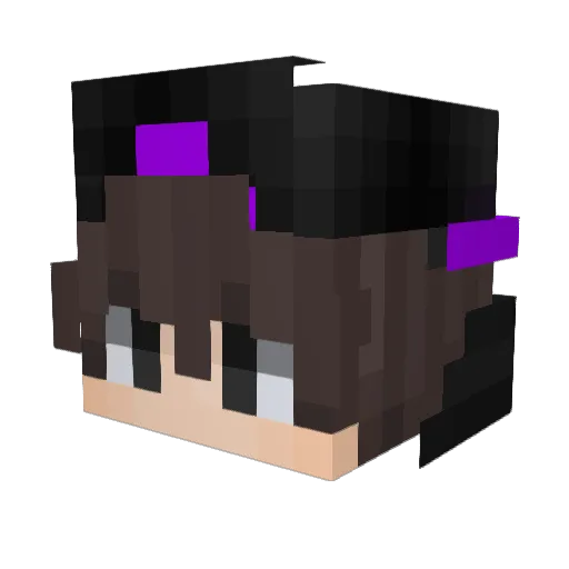 zkr12 Minecraft avatar head, 3D render