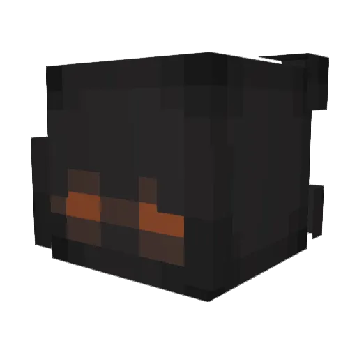 zlD4NI3L_ Minecraft avatar head, 3D render