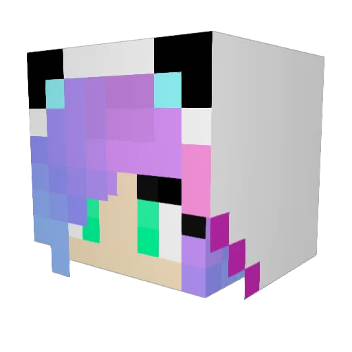 zlcookie28 Minecraft avatar head, 3D render