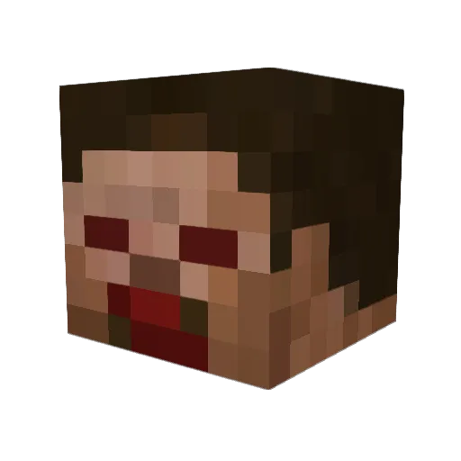 zldasSuchti Minecraft avatar head, 3D render