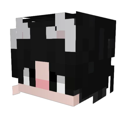 zlopiq Minecraft avatar head, 3D render