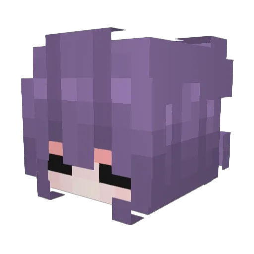 zlwjbxb Minecraft avatar head, 3D render