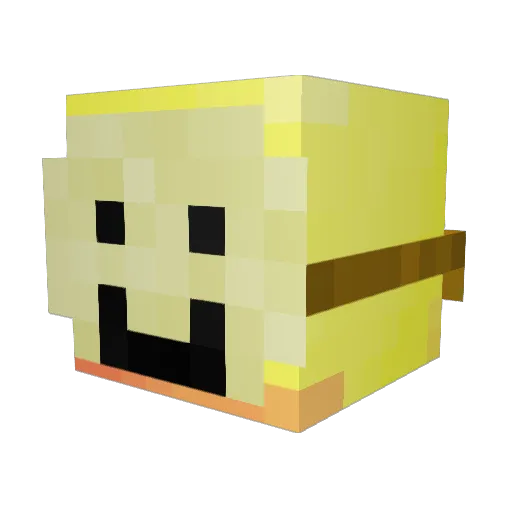 zman0013 Minecraft avatar head, 3D render