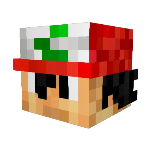 zman2345 Minecraft avatar head, 3D render
