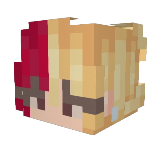 zman4273 Minecraft avatar head, 3D render