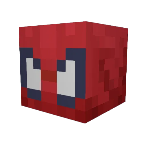 zman9596 Minecraft avatar head, 3D render