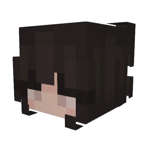 zmanskis Minecraft avatar head, 3D render