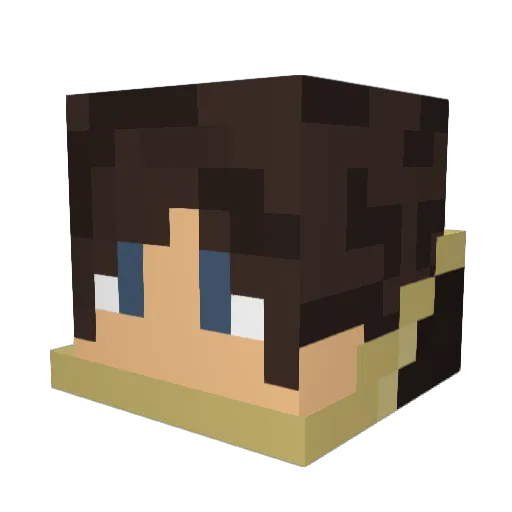 zmaster3000 Minecraft avatar head, 3D render