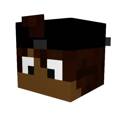 zmatinhoo Minecraft avatar head, 3D render