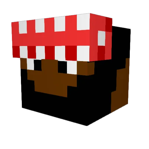 znag Minecraft avatar head, 3D render