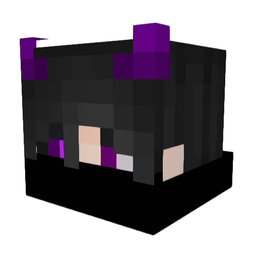 znarfYoutube Minecraft avatar head, 3D render