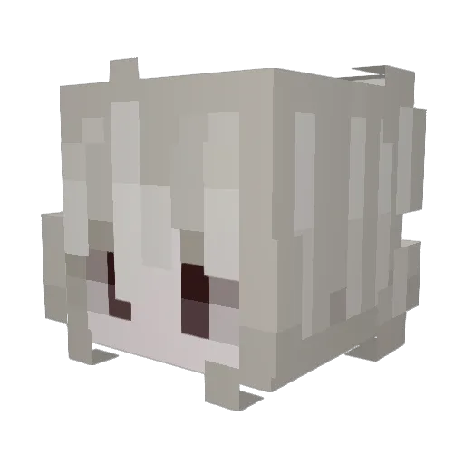 znicen Minecraft avatar head, 3D render