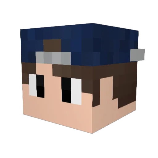 znoplay_ Minecraft avatar head, 3D render