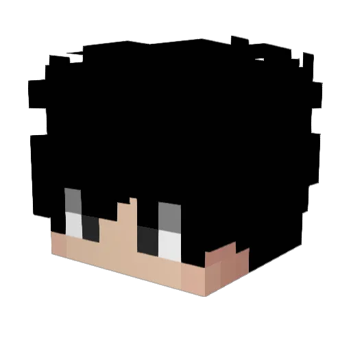 znrkk__ Minecraft avatar head, 3D render
