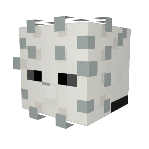 zntsuj Minecraft avatar head, 3D render