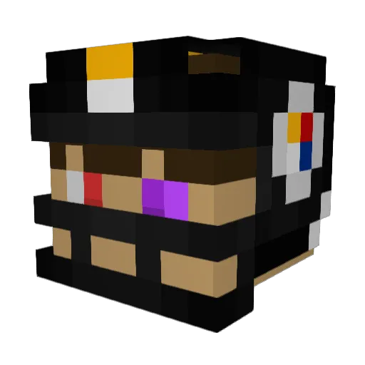 zo1o Minecraft avatar head, 3D render