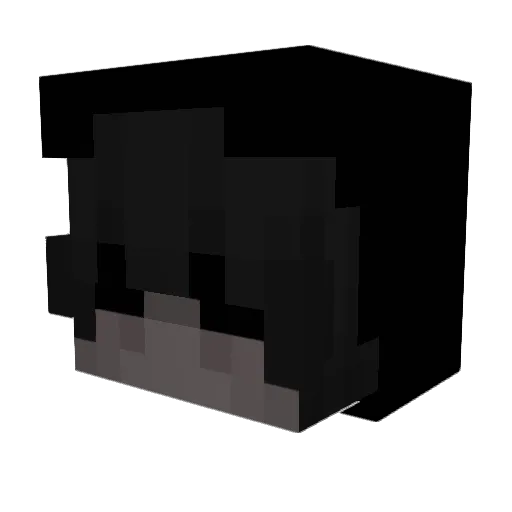 zo_so Minecraft avatar head, 3D render