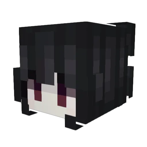 zoa Minecraft avatar head, 3D render