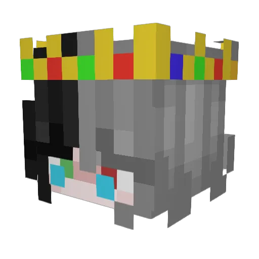 zoaye_ Minecraft avatar head, 3D render