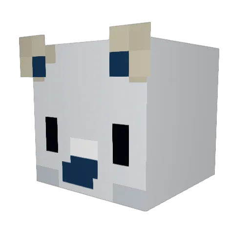 zobeeb Minecraft avatar head, 3D render