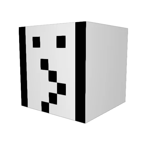 zobekat13 Minecraft avatar head, 3D render