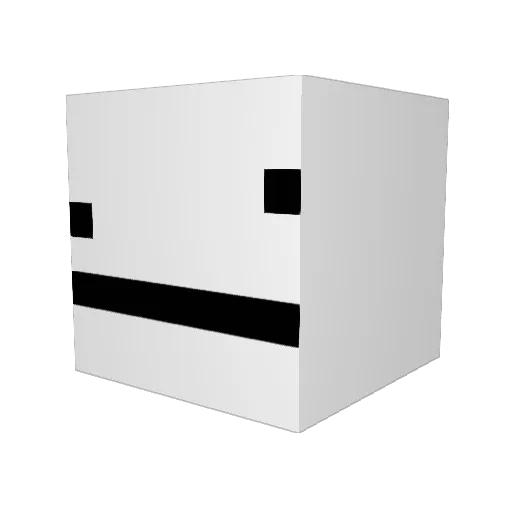 zoclst Minecraft avatar head, 3D render